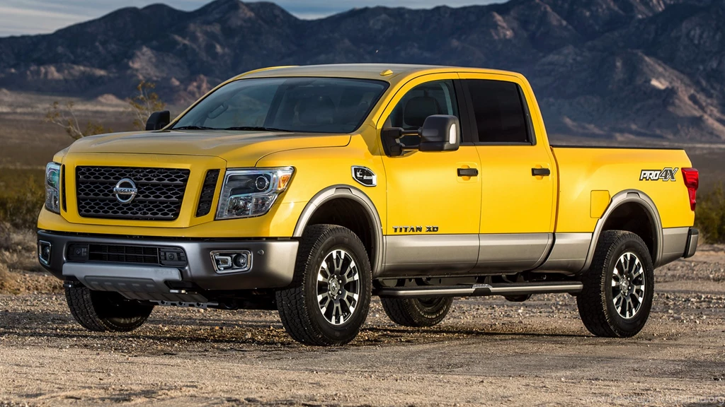 2016, Nissan Titan XD, Pickup, Yellow Truck Wallpaper,2016 HD ...