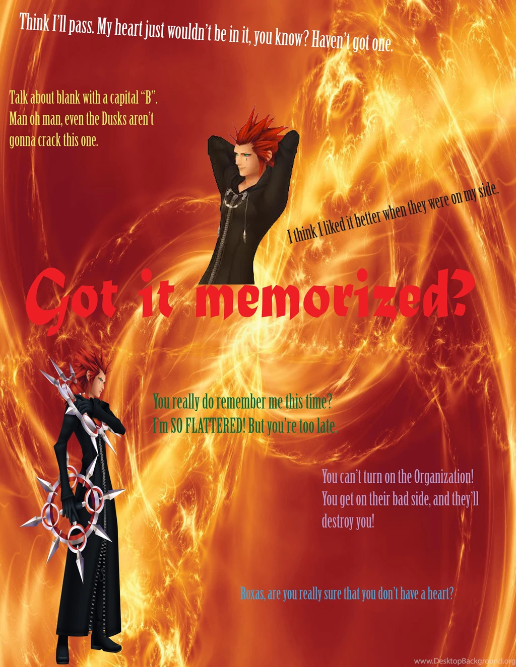 Axel Quotes Wallpapers By Xlesa On DeviantArt