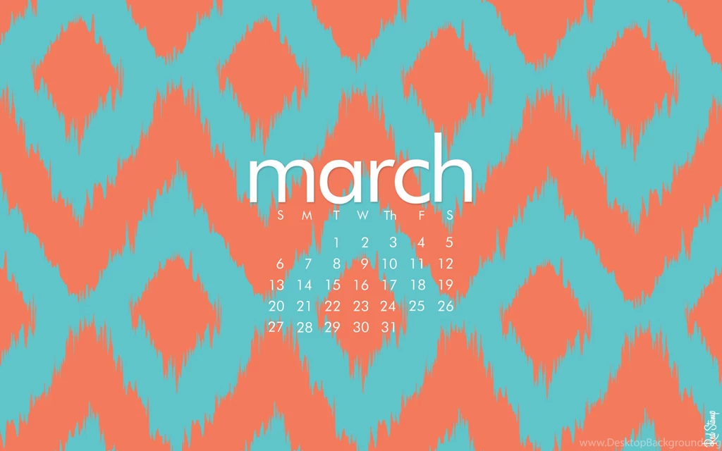 March Calendar Desktop Wallpapers — Crafthubs
