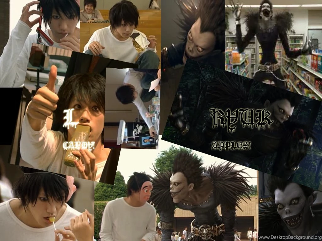 DeviantArt: More Like L And Ryuk Wallpapers By Darkhatecrew