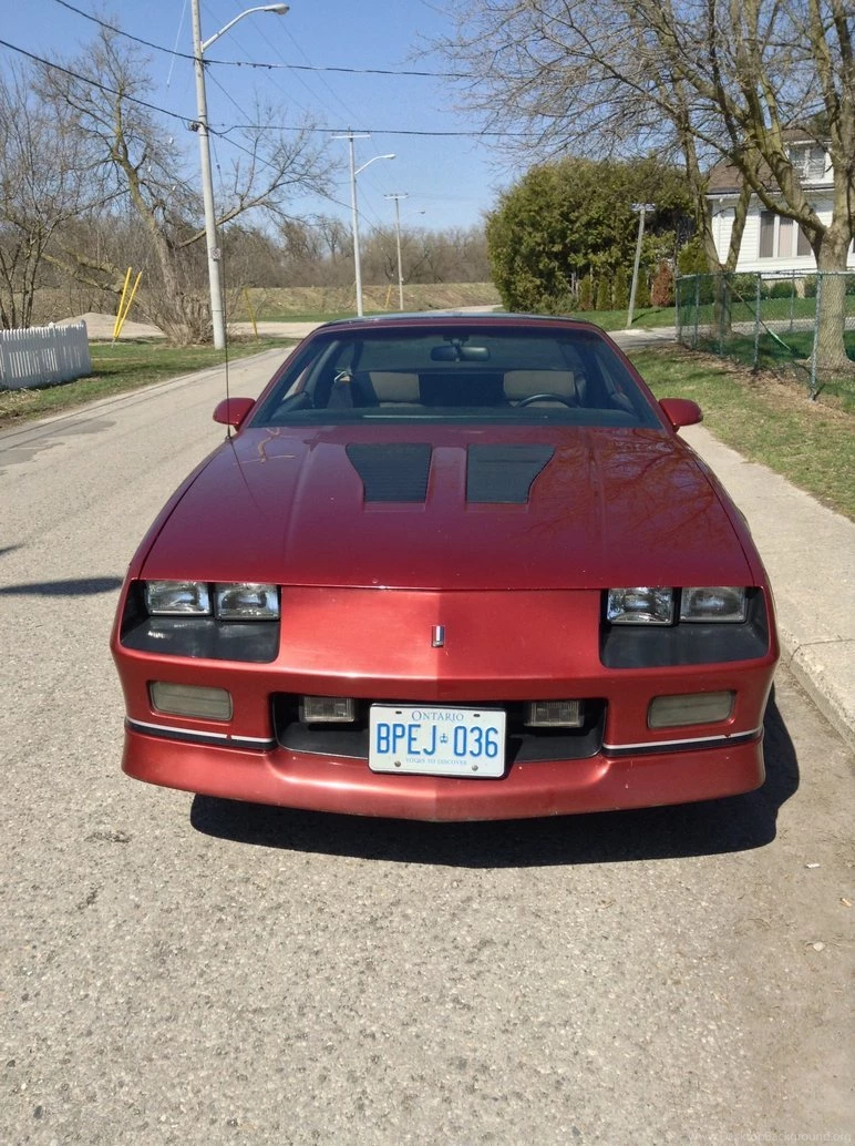 Front Viewing Of The 1987 IROC Z Camaro By Interess On DeviantArt