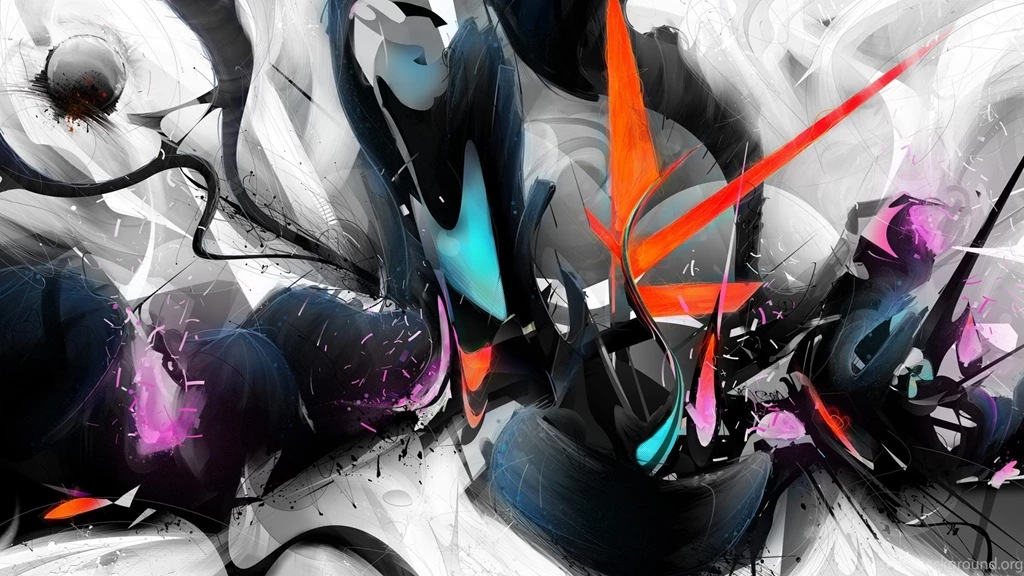 Wallpaper: Lines, Color, Brush, Spray, Paint, Abstract Wallpapers