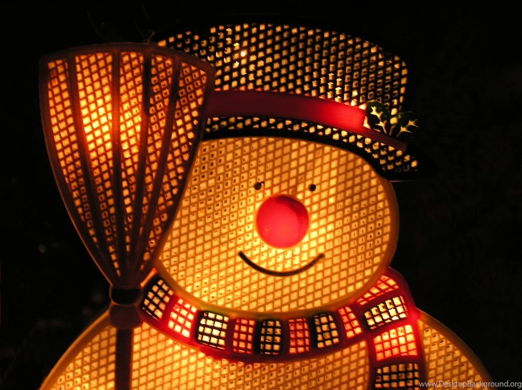 Celebrate Christmas With A Christmas Snowman Wallpapers