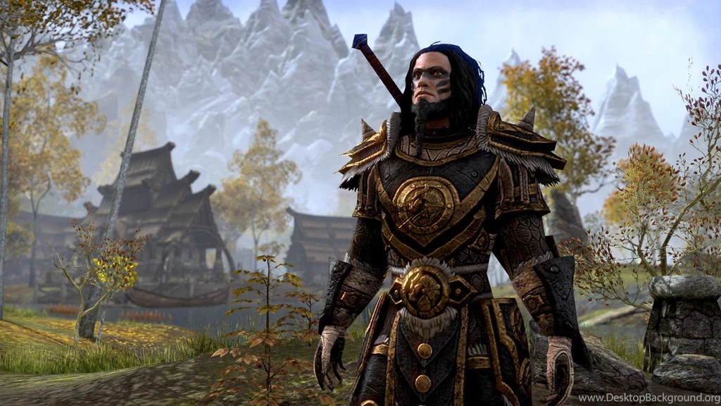 Elder Scrolls Online Nord Armor   Wallpaper.