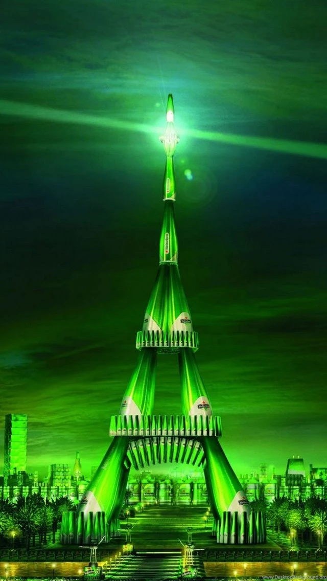 Green Tower iPhone 5 Wallpapers