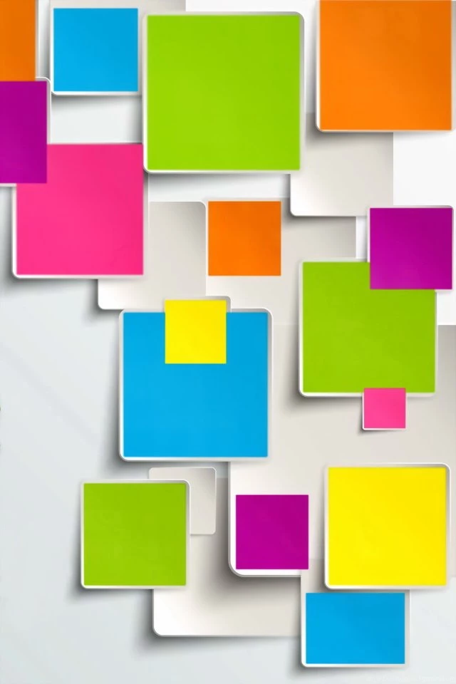 Colored Paper Sticky Notes Wallpapers Free iPhone Wallpapers