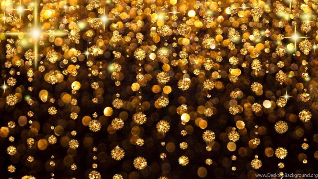 Abstract Golden Bokeh Glamour Wallpapers