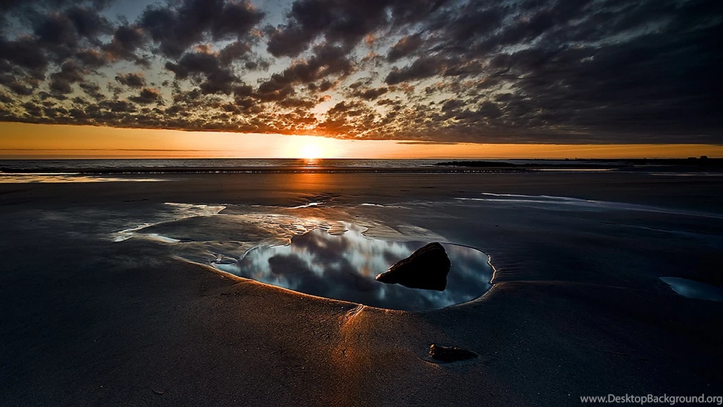 Seashore Sunset Wallpapers » WallDevil Best Free HD Desktop And ...