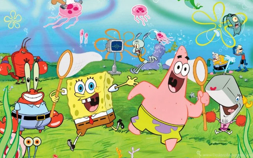 Spongebob, Friends, 1920x1200 HD Wallpapers And FREE Stock Photo