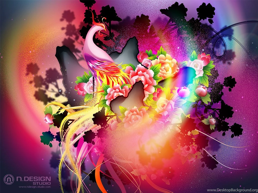 Ndesign studio Fine Multi resolution Wallpaper Phoenix   Others