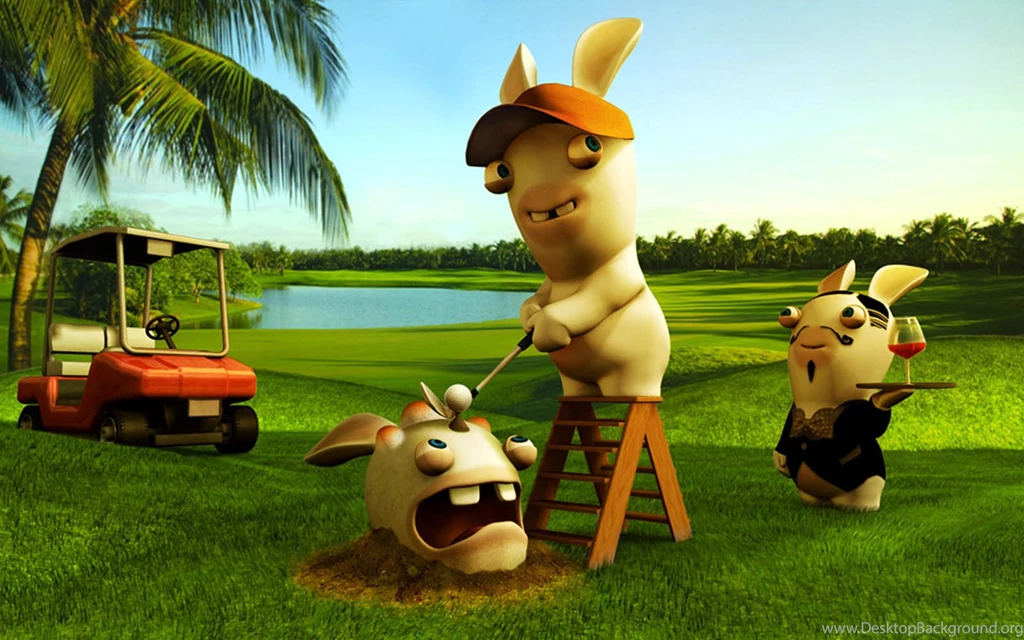 Wallpapers: Funny Rayman Raving Rabbids Wallpapers