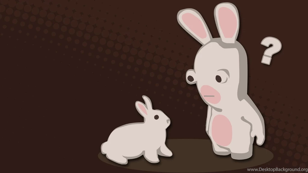 1366x768 Rabbit, Rayman Raving Rabbids, Rabbit, Question ...