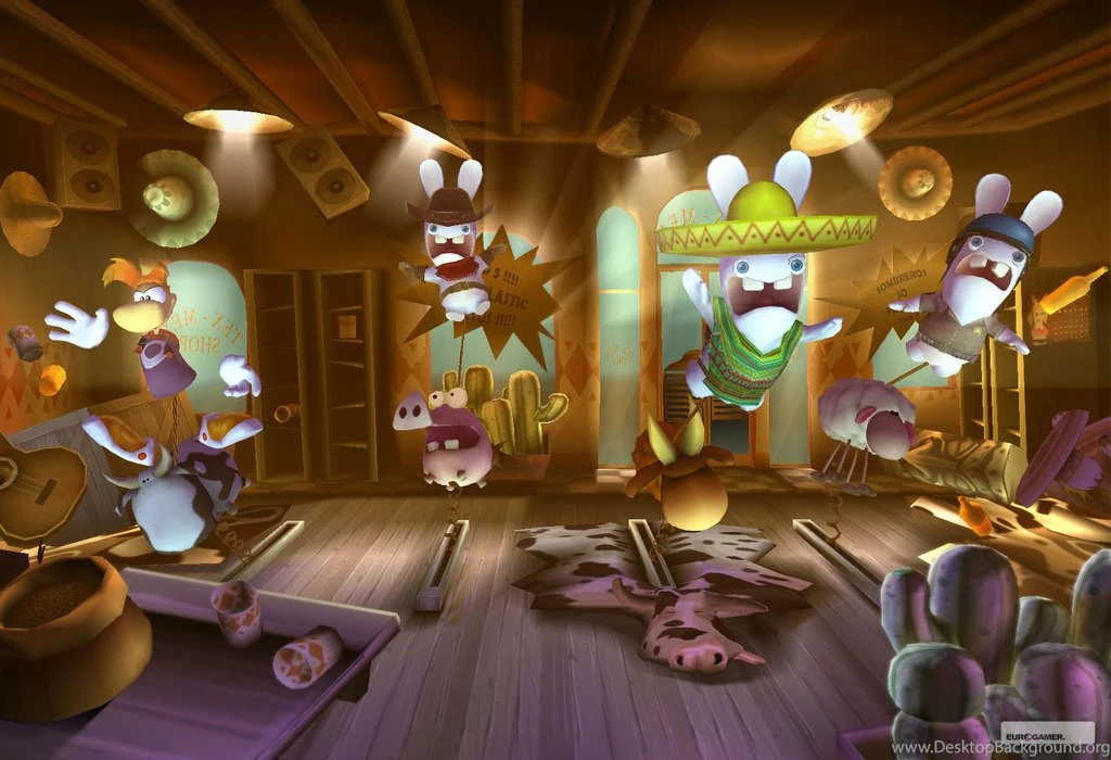 Rayman Raving Rabbids 2 Desktop Wallpapers