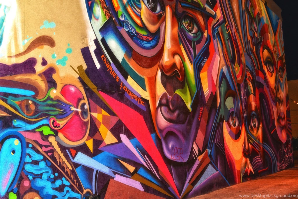 Los Angeles California Pacific Buildings Cities Graffiti Colors ...