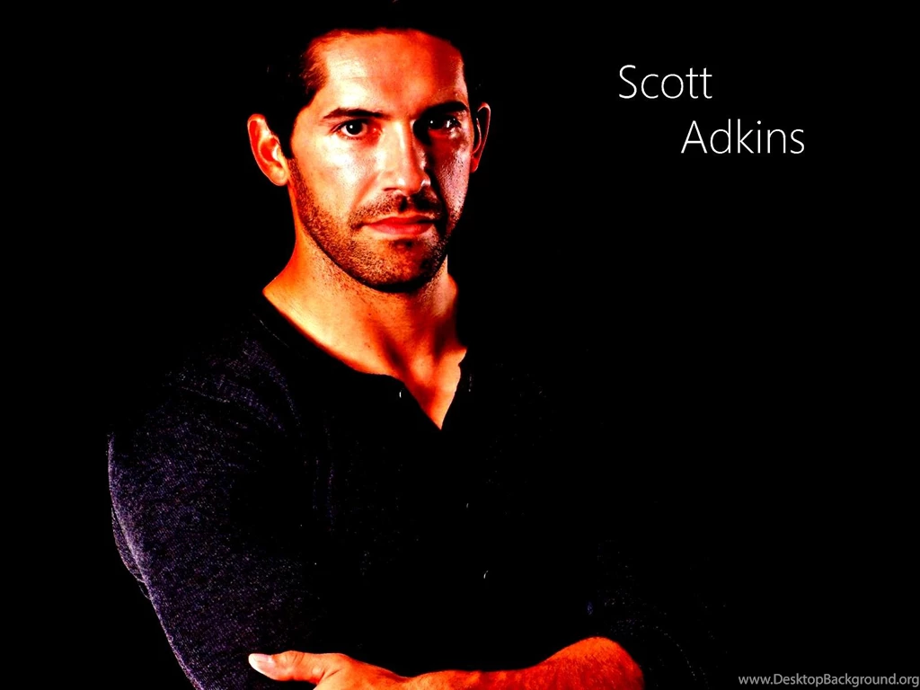 Scott Adkins Brunette Face Hair Muscles Black