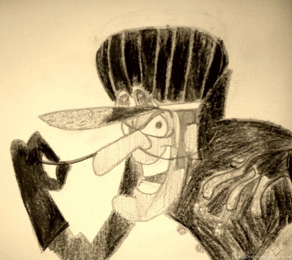 Wacky Races Dick Dastardly Sepia Wallpapers : Desktop And Mobile ...