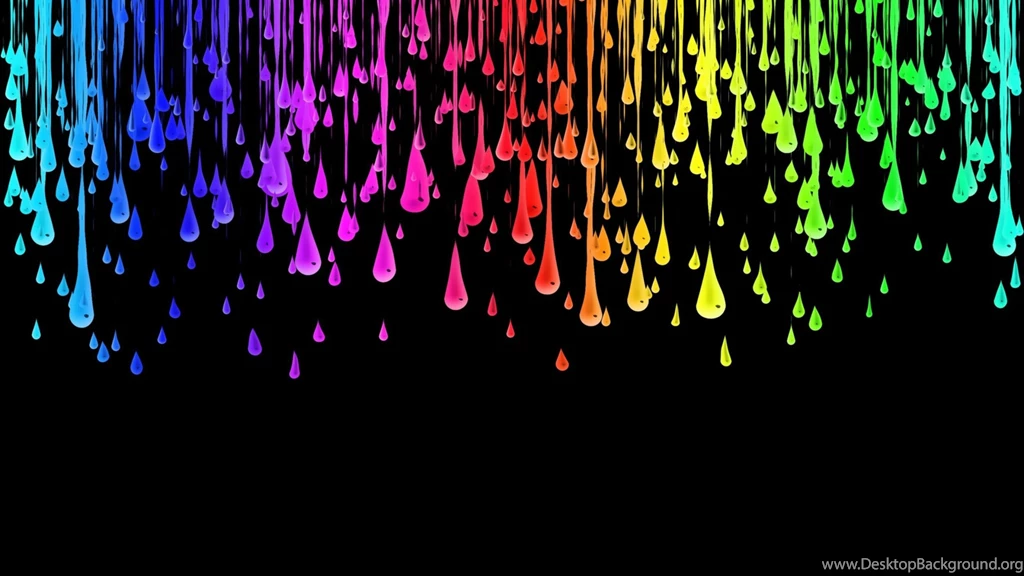 Colored Drops Mac Wallpapers Download