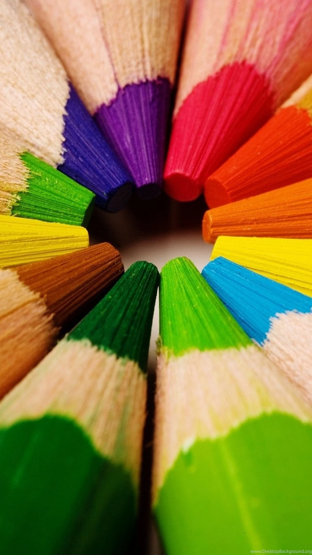 Download Wallpapers 1080x1920 Pencils, Multicolored, Sharp ...