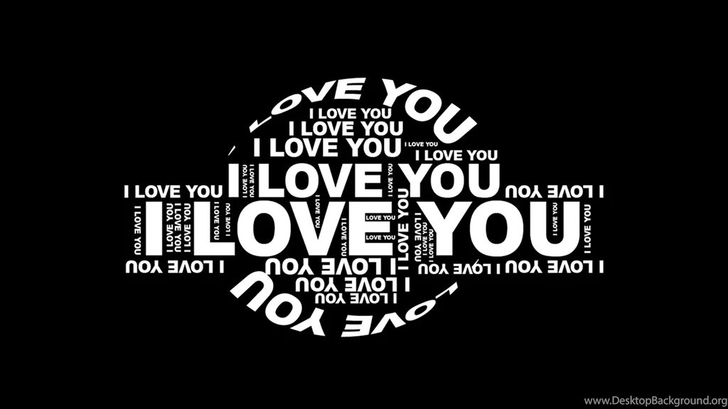 1920x1080 I Love You Typography Desktop PC And Mac Wallpapers