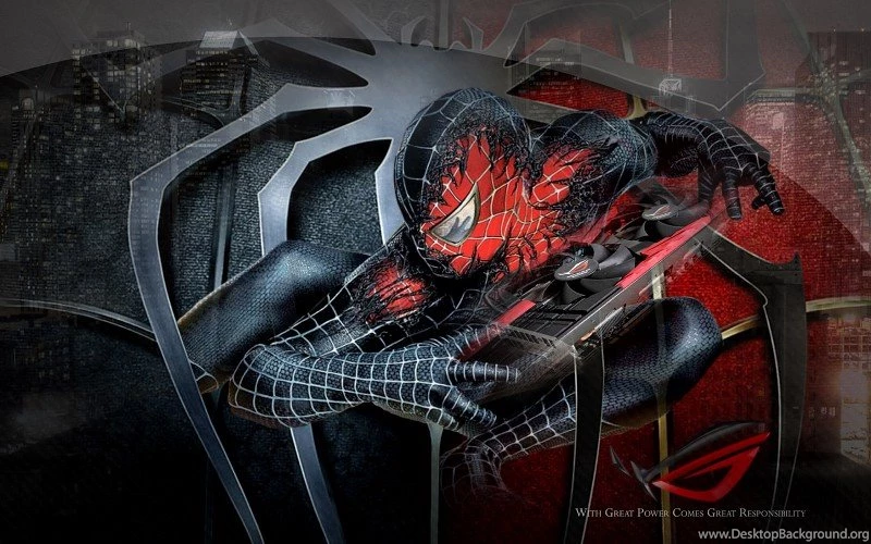 Asus Rog Spider Man Wallpapers Free Desktop Backgrounds And Wallpapers