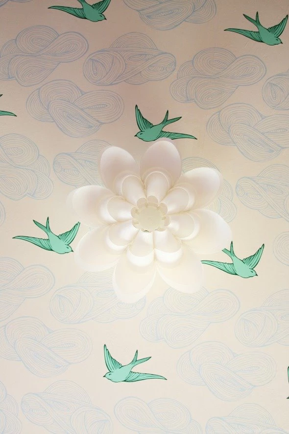 Wallpapers On The Playroom Ceiling Little Green Notebook