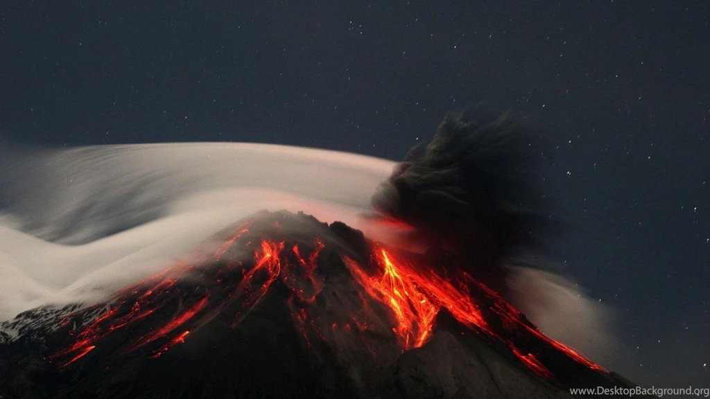 Mountains Volcanoes Lava Ecuador Wallpapers