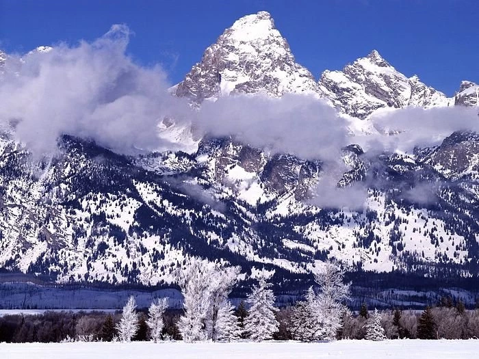 Photos: 28 Morning Winter Light On The Teton Range Wyoming ...