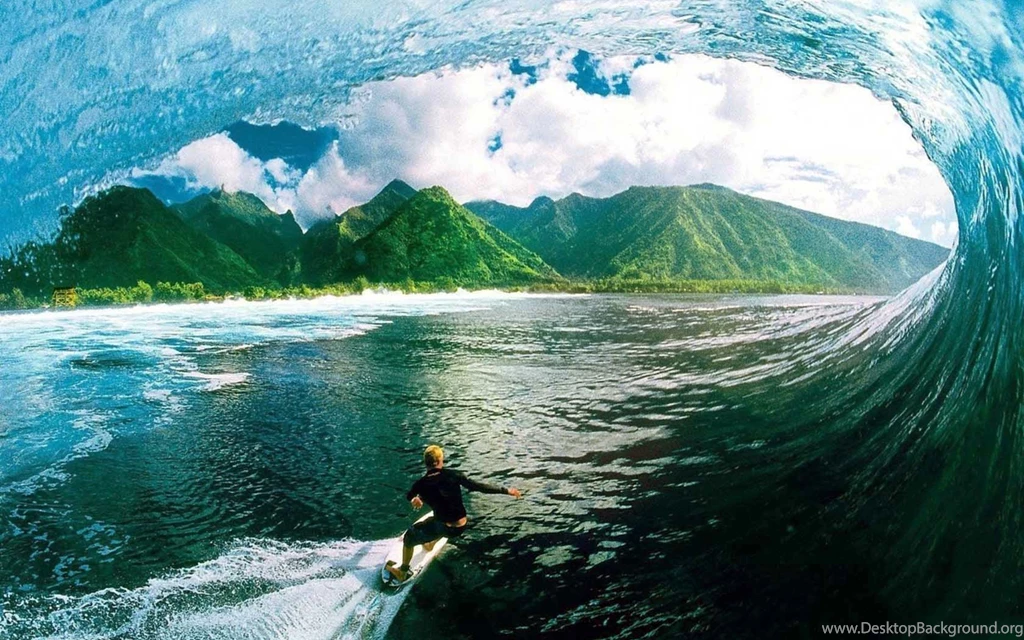 Surfing Beautiful Summer Sport