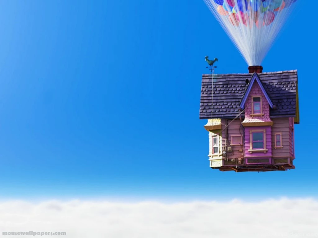 Disney Wallpaper up carls house closer with balloons normal ...