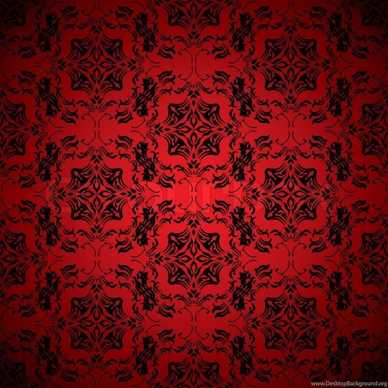 Bright Blood Red Wallpapers With Seamless Repeating Design
