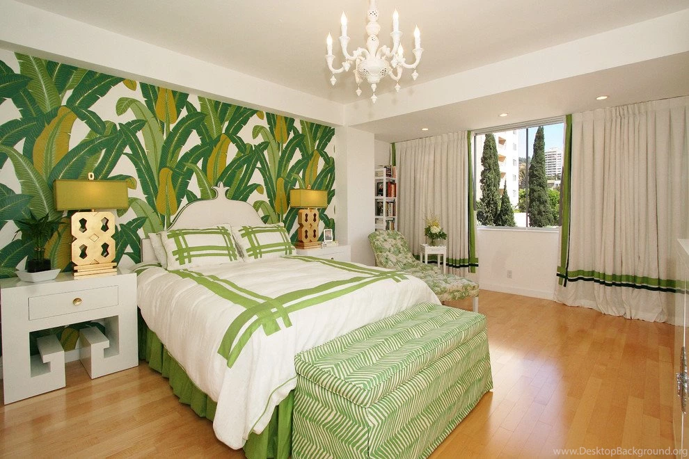 Make An Iconic Wall With Floral, Palm And Banana Leaf Wallpapers ...