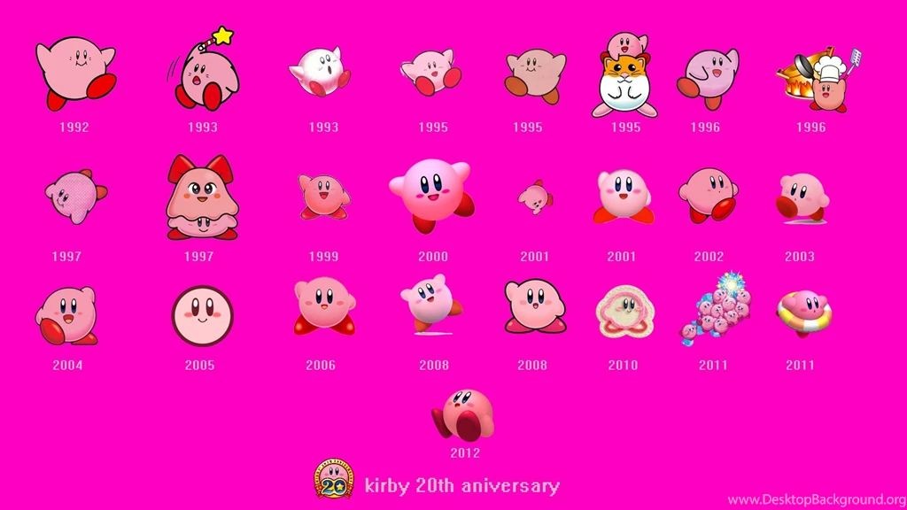 KIRBY Nintendo Family Platform Scrolling Wallpapers