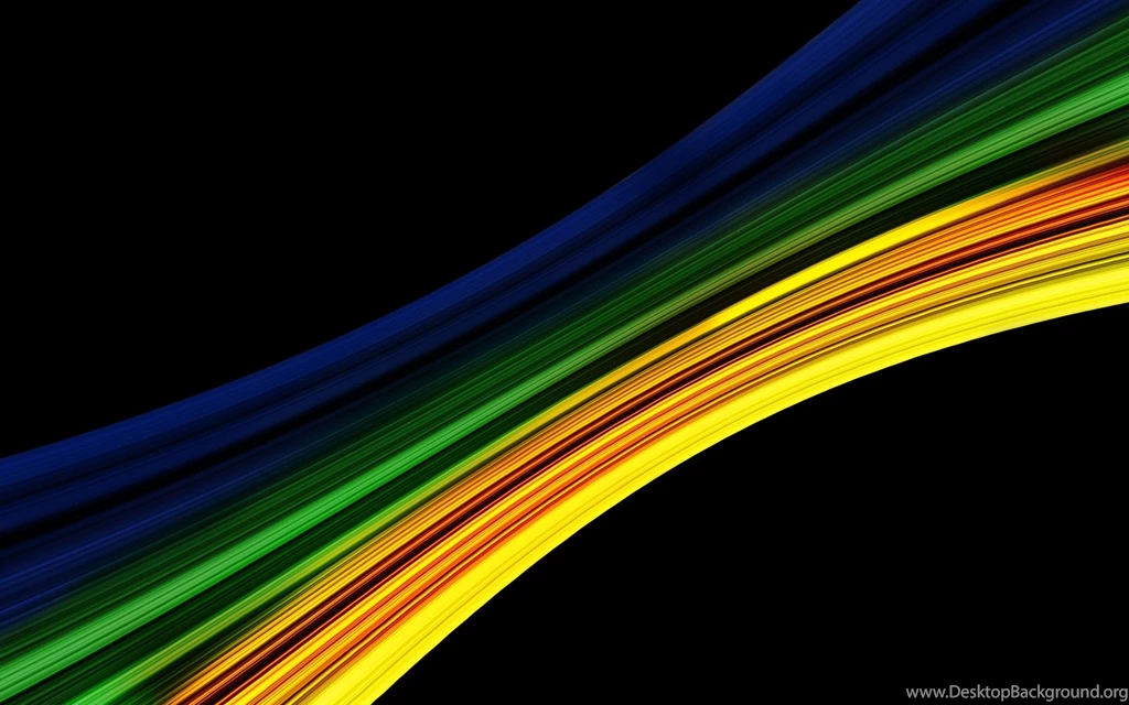 Green Abstract Blue Yellow Digital Art : Desktop And Mobile ...