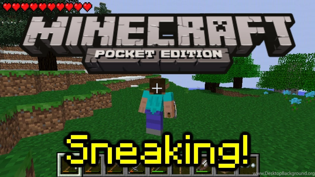 Minecraft PE Update Video 0.6.0 Sneaking YouTube