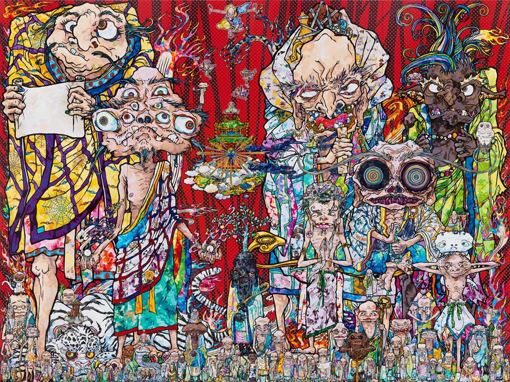 A Mournful Takashi Murakami Shows His Spiritual Side At Gagosian ...