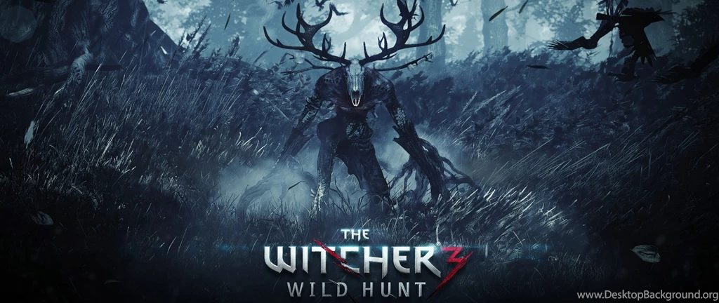 HD Backgrounds The Witcher 3 Wild Hunt Game Logo Wallpapers ...