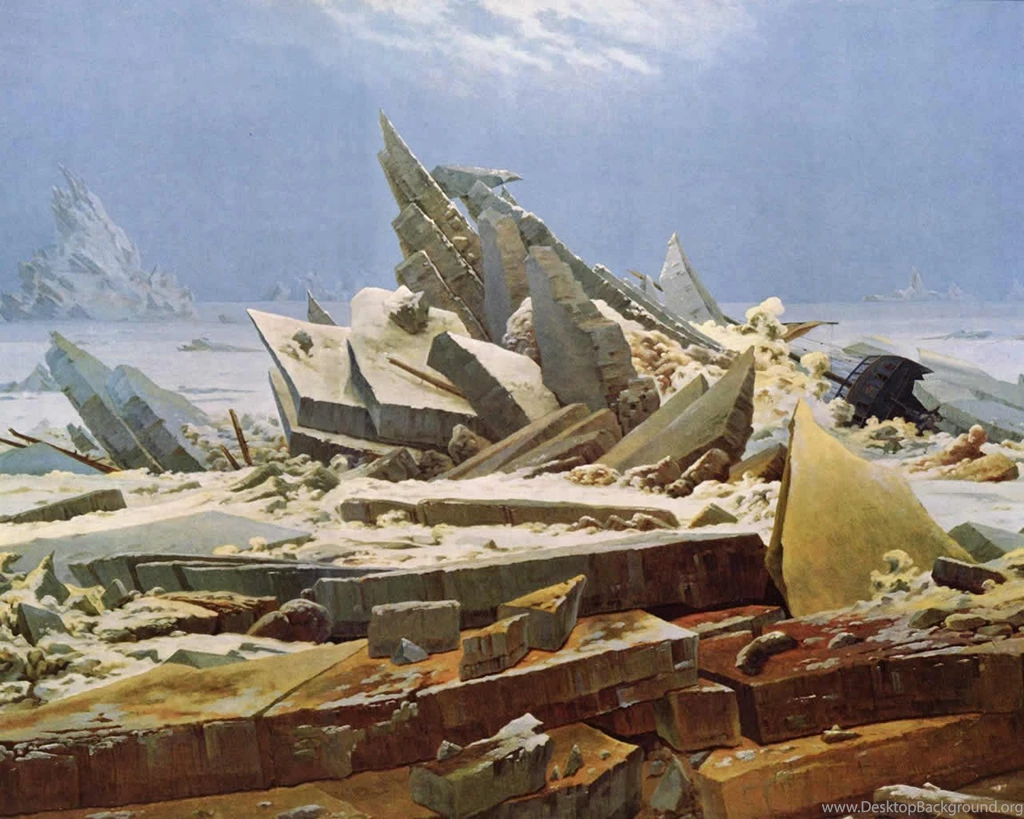 Wallpapers Caspar David Friedrich Wreck In The Sea Of Ice 1280 X ...