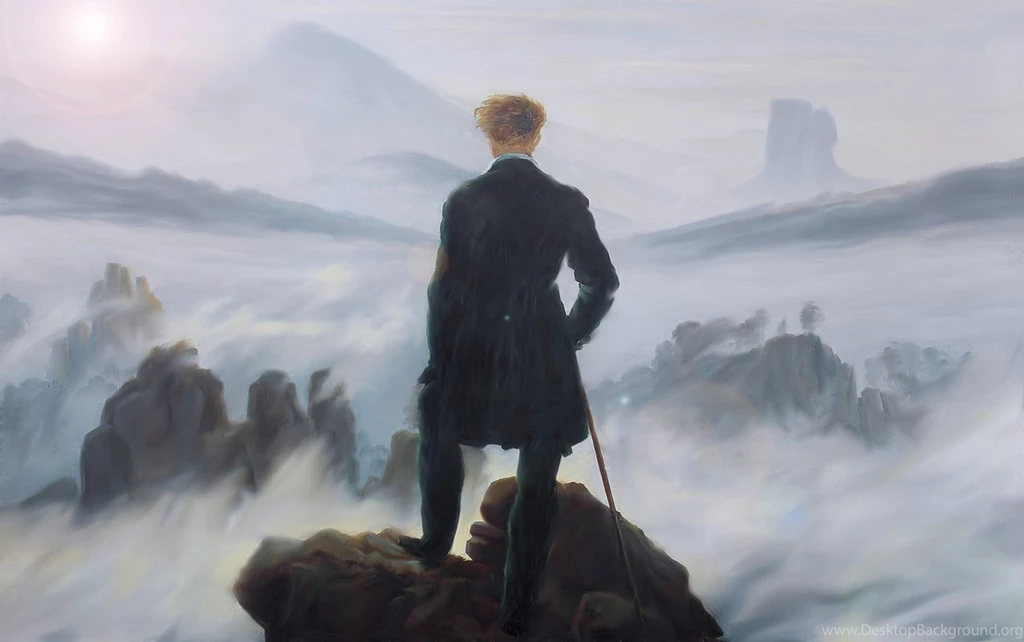 Caspar David Friedrich's Wanderer (retouched) By Limit8 On DeviantArt