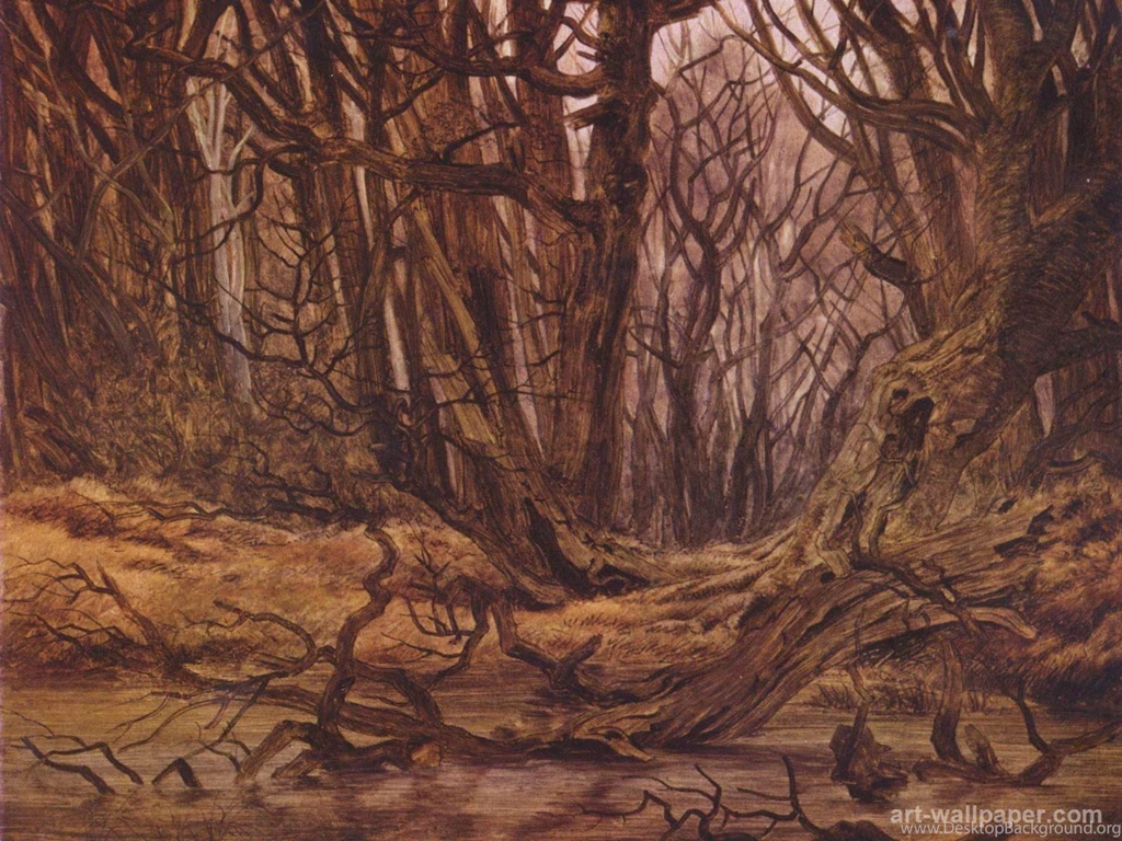 Wals In Late Autumn (forest Water Autumn Forest) , Friedrich ...