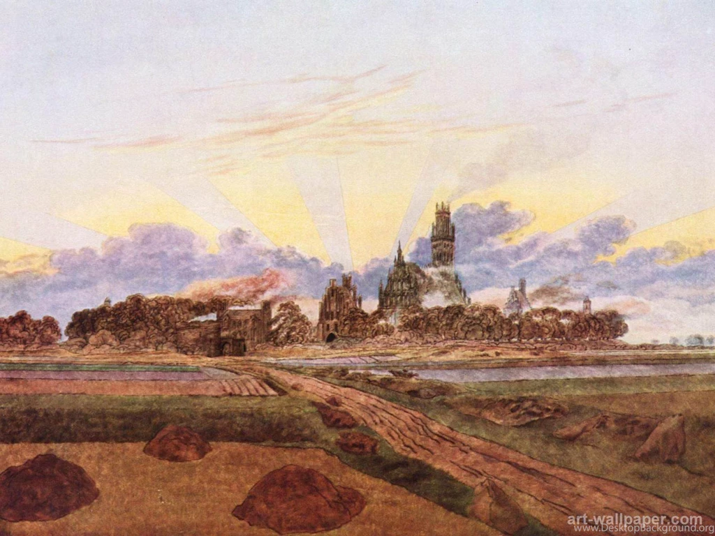 Sunrise In Neubrandenburg , Friedrich Caspar David Wallpapers