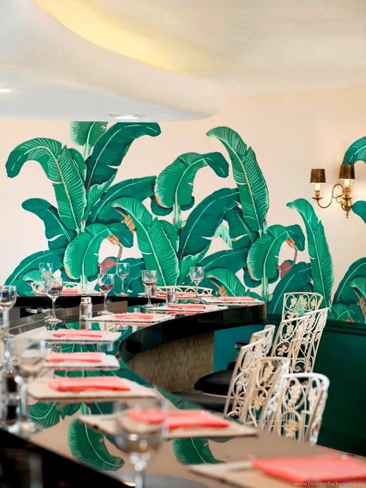 Tropical Modern Décor At The Beverly Hills Hotel