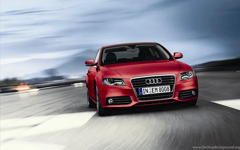 Audi A4 Red Cars Wallpapers Image