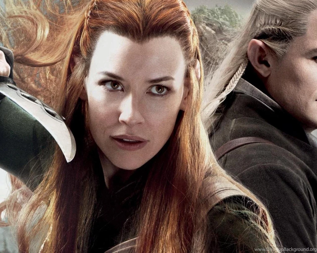 The Hobbit Tauriel Legolas Evangeline Lilly Orlando Bloom The ...