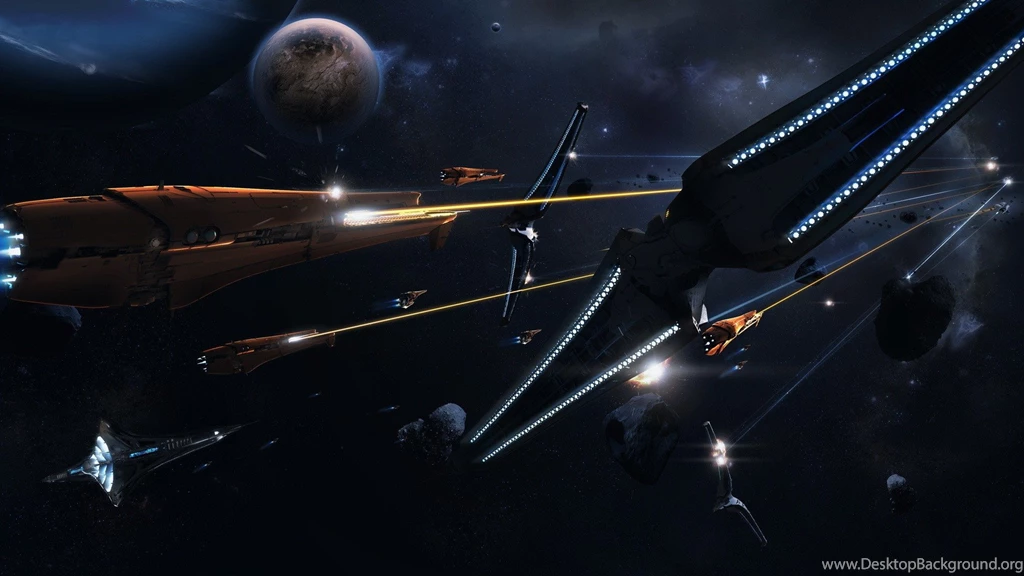 Spaceship, Artwork, Digital Art, Space, War, Stars, Planet ...