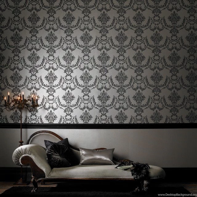 Palais Wallpaper: Brown Shimmer/Black Wallpapers New York By ...