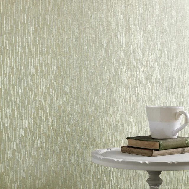Silken Stria Green Shimmer   Modern   Wallpapers   By Graham & Brown