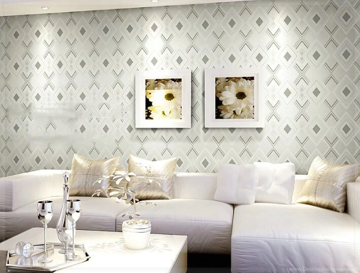 Modern Stylish Simple Box Non Woven Wallpapers 3D Three Dimensional ...