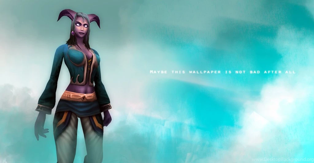 Dekret's Speed Edits And More.: Draenei Wallpapers