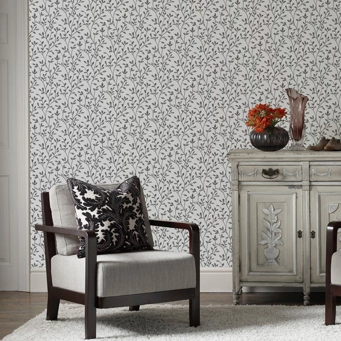 Boho Floral Wallpapers In Black And White Design By Graham & Brown ...