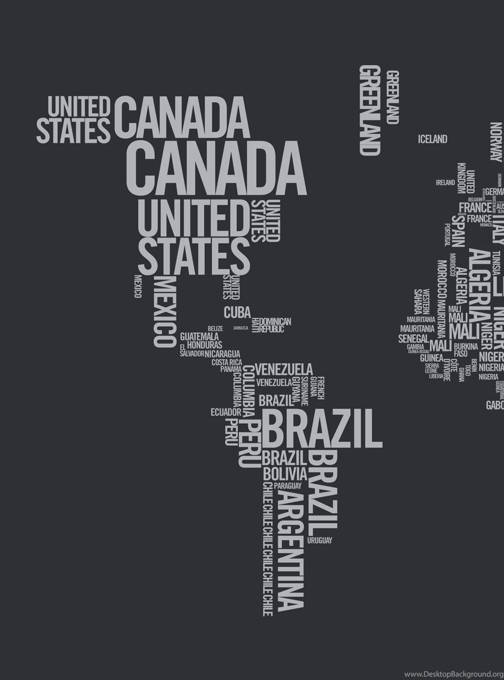 Download World Map Typography HD Wallpapers For Kindle Fire HDX 8.9 ...